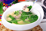 冻豆腐小白菜炖排骨
