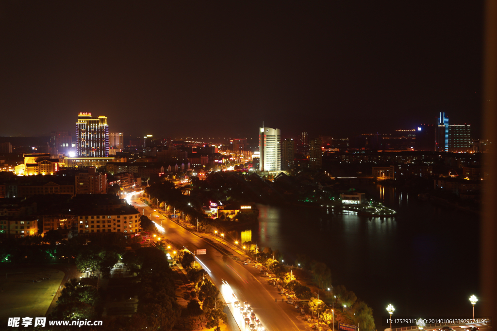 宜兴城市夜景