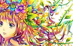 手绘美女