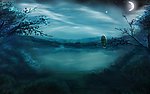 动漫夜景