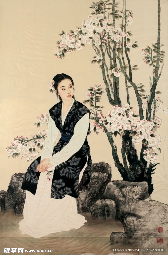 工笔仕女