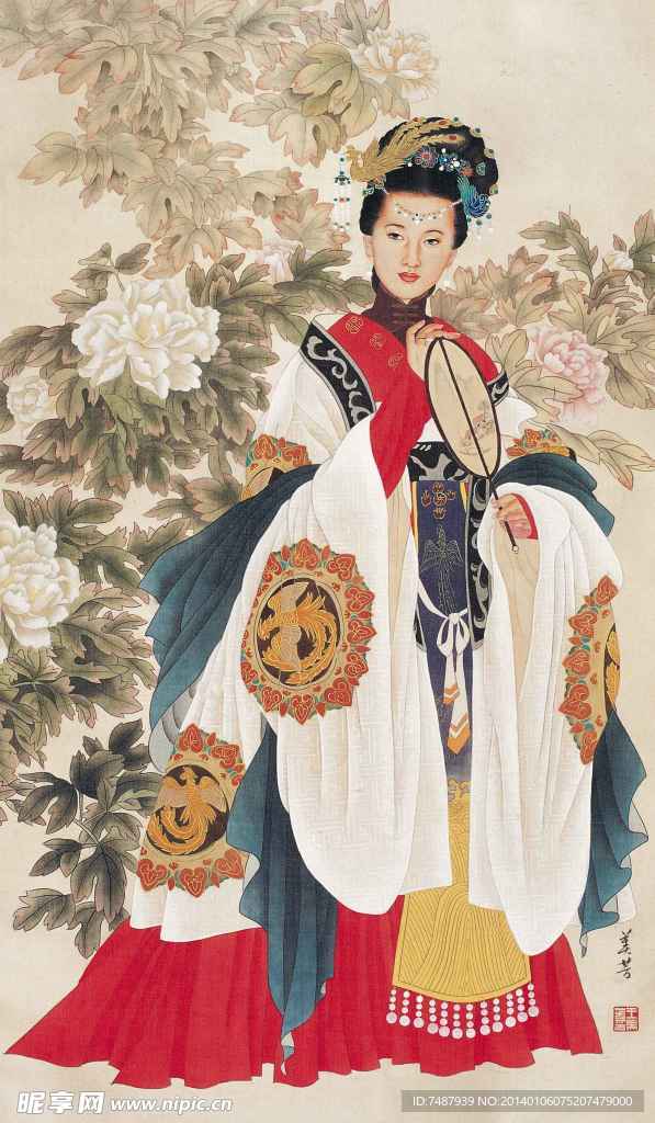 工笔仕女