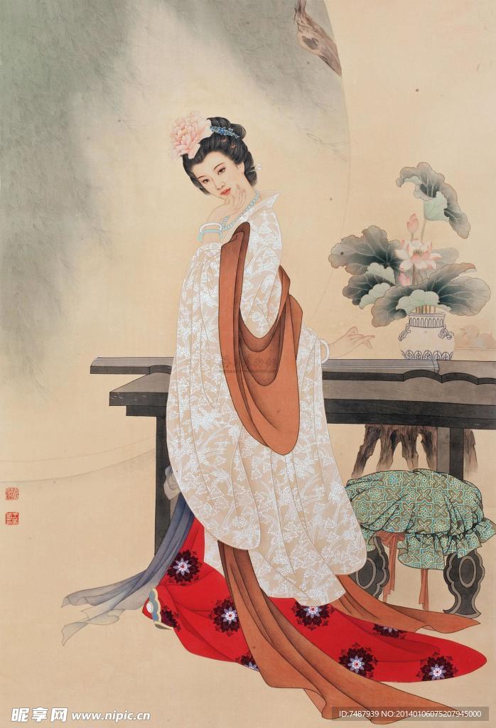 工笔仕女