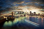 纽约城市夜景