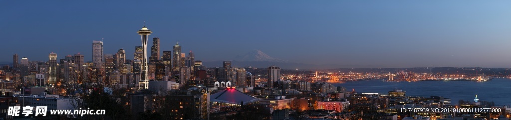 西雅图城市夜景