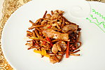 XO酱茶树菇炒肉青
