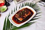 豉汁鲜带子蒸豆腐
