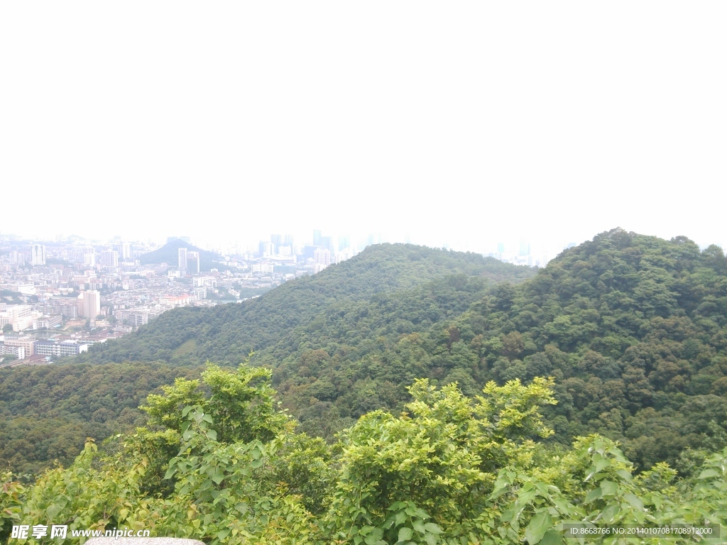 白云山 山顶 风景