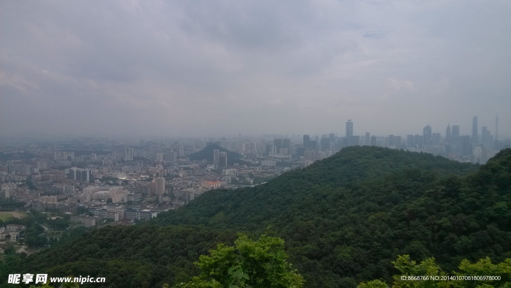 白云山 山顶 风景