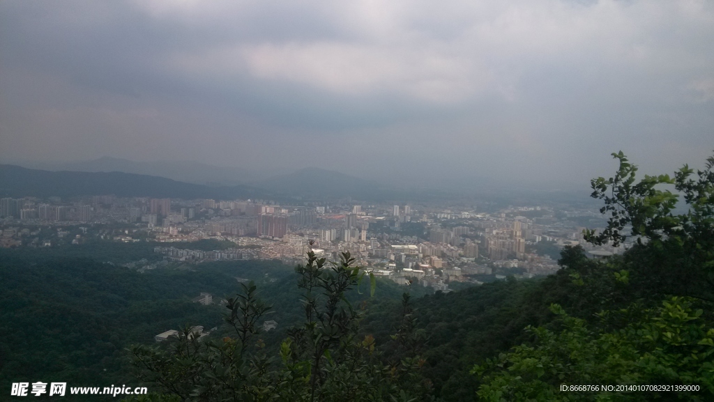 白云山 山顶 风景