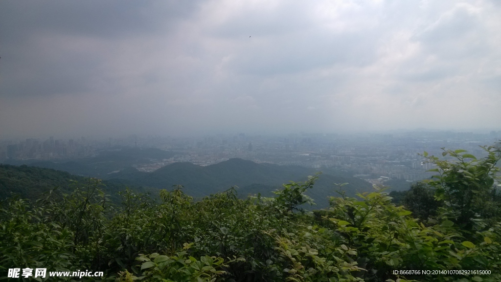 白云山 山顶 风景