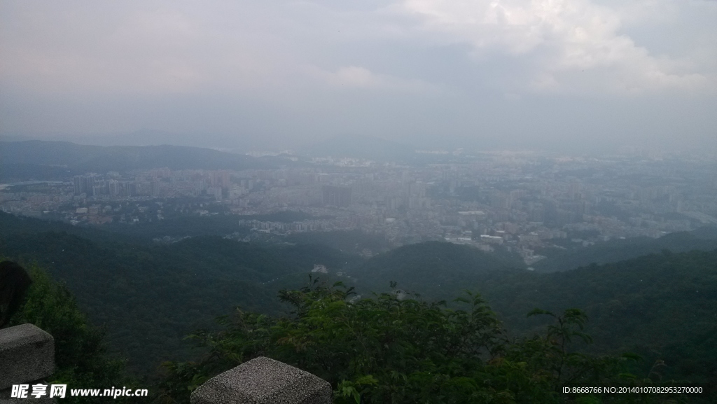 白云山 山顶 风景