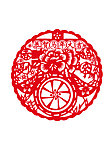 东风风神春剪纸窗贴