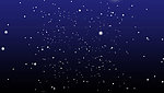 立体逼真的雪花效果