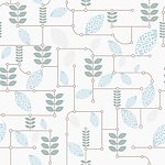 时尚树叶花纹底纹