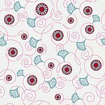 时尚鸡冠花花纹底纹