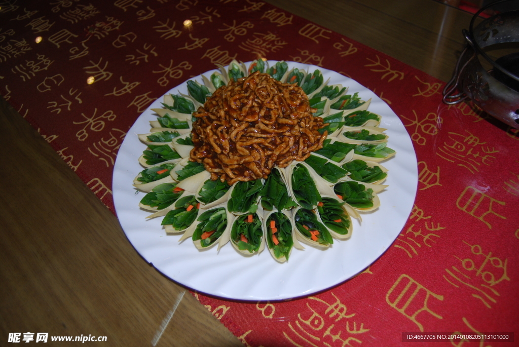 莲花肉丝