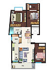 室内户型图PSD素材