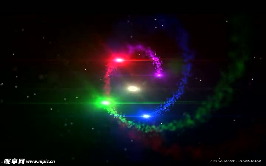 粒子光效视频素材