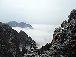 安徽黄山雪景