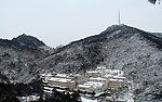 安徽黄山山顶雪景