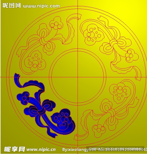 如意花边精雕
