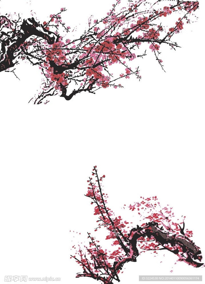 梅花矢量