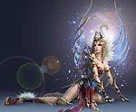 远古女巫 (注分层位图)