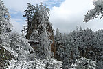 天水石门雪景