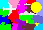 天空拼图