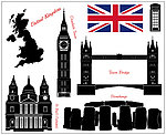 英国建筑图标