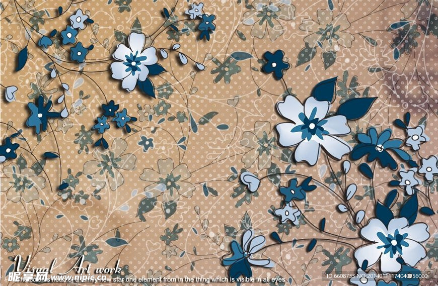 背景花纹