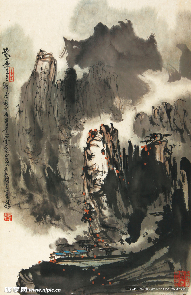 山水 国画
