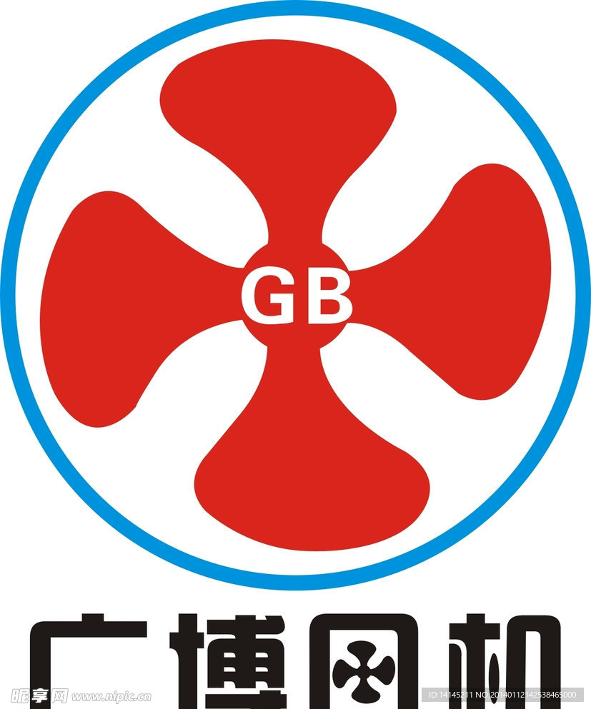 广博风机logo