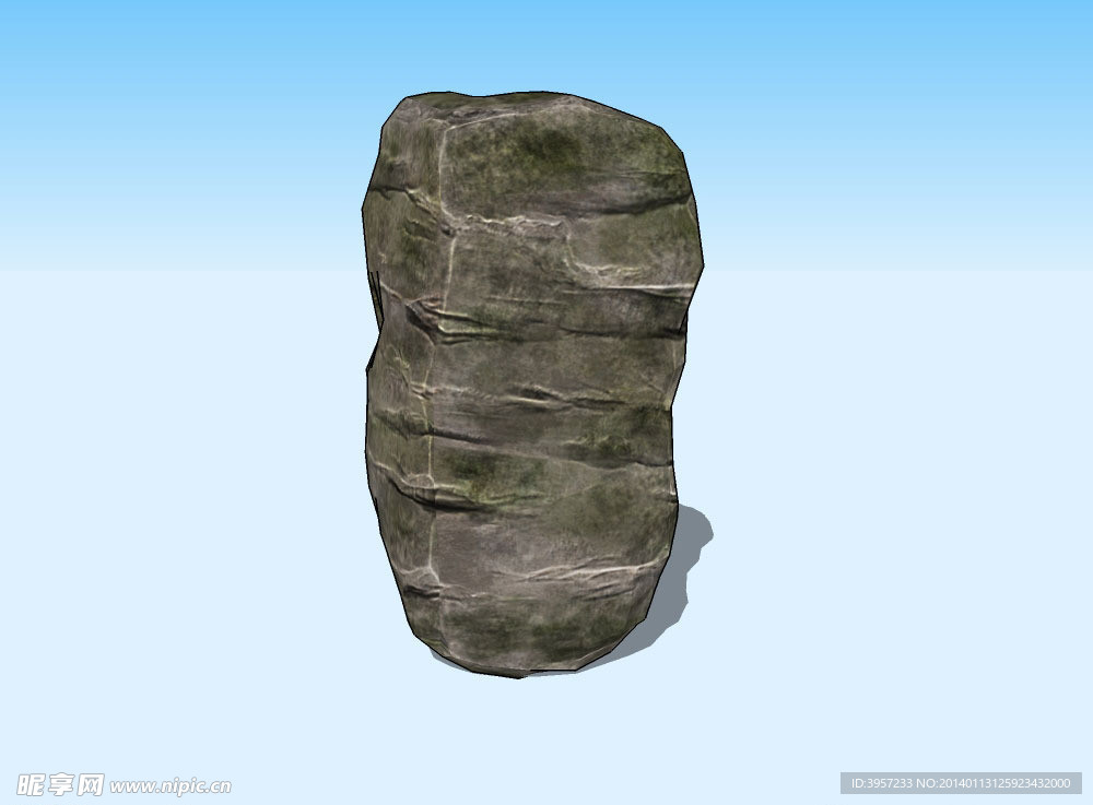 麻条石3D模型