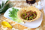 雀巢黑椒蒜片牛仔柳