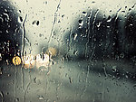 雨天的车窗