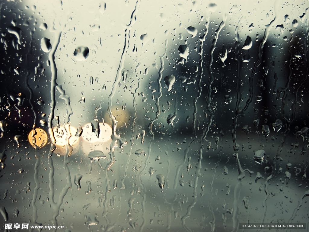 雨天的车窗