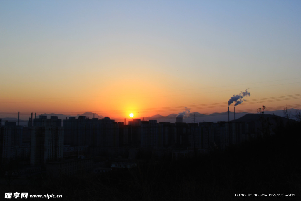 夕阳西下