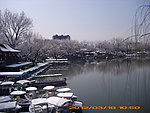 紫竹院雪景