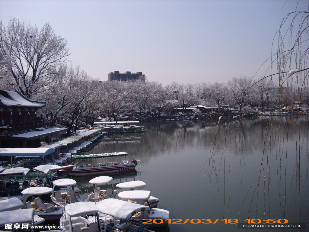 紫竹院雪景