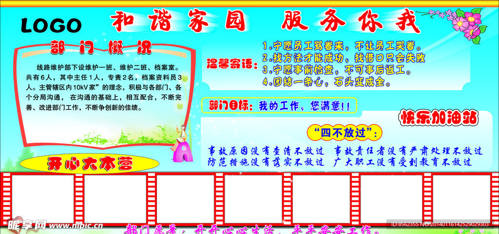 和谐家园板报