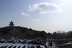 嵩山峻极峰雪景