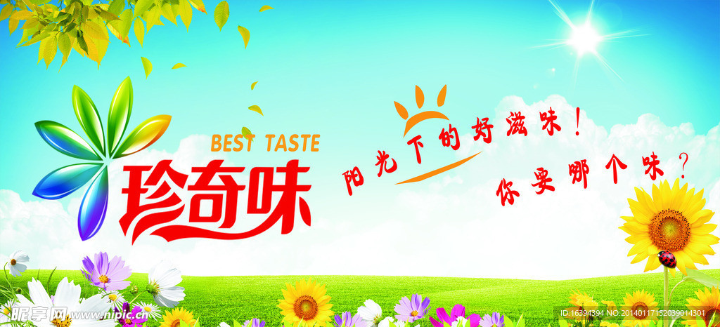 珍奇味广告