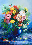 花卉油画