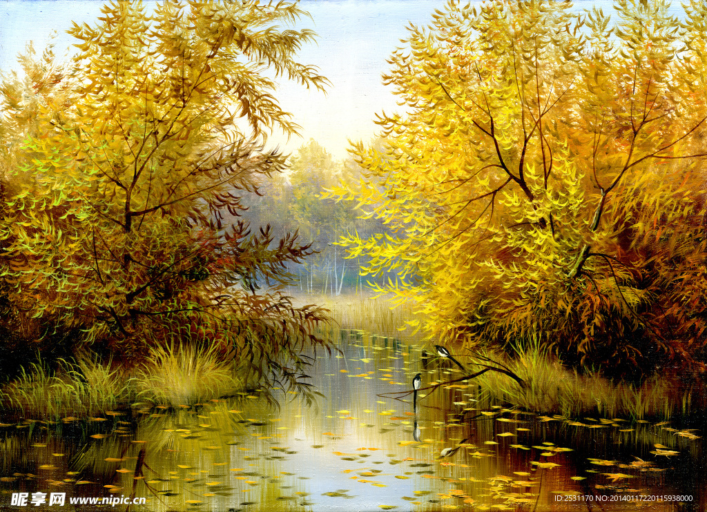 油画风景