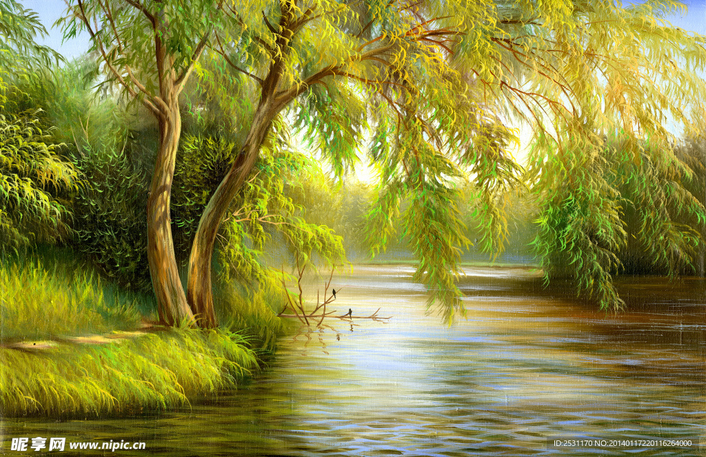 油画风景
