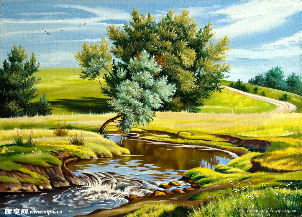油画风景