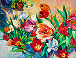 花卉油画