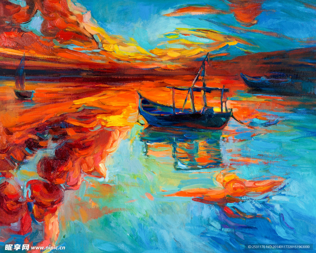 油画风景